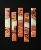 Olive Wood Mezuza Case